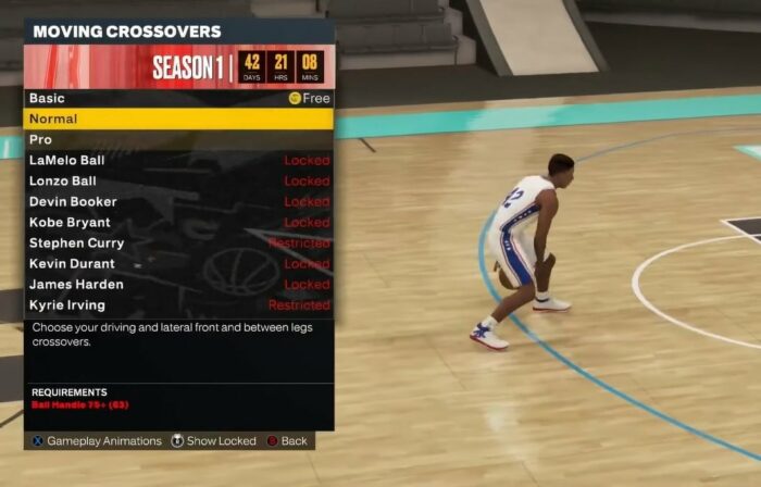 Moving Crossover nba 2k23