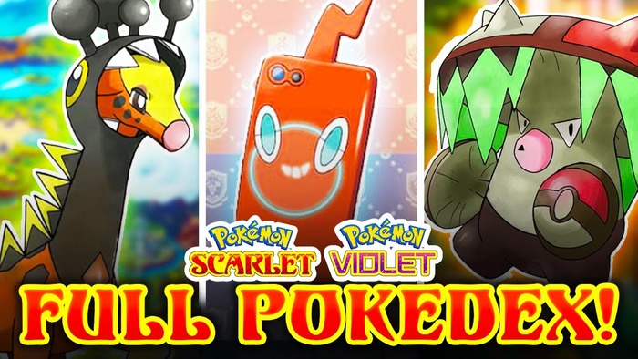 Pokémon Scarlet and Violet Pokedex Update Coming