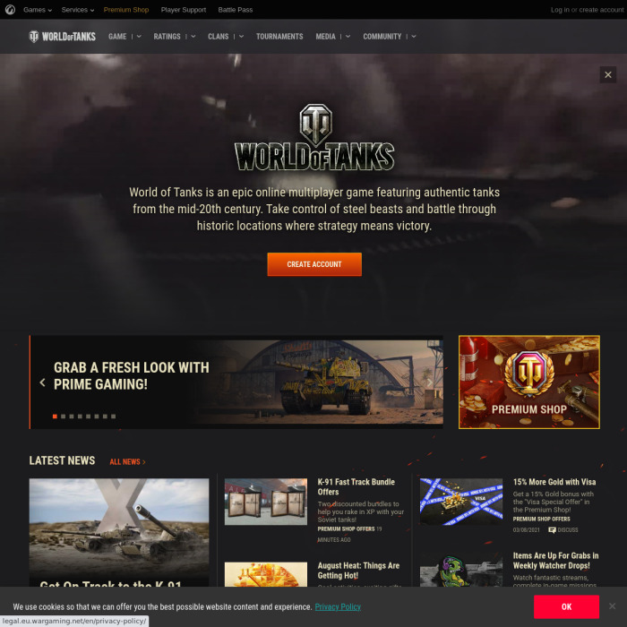 World of Tanks Live Player Count & Statistics 2024 World of Tanks Player Count