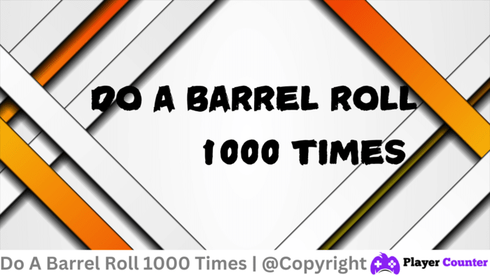 do a barrel roll 1000 times